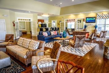 Clubhouse with indoor/outdoor fireplace